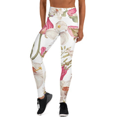 Blumen Yoga-Leggings