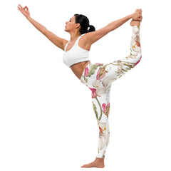 Blumen Yoga-Leggings