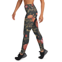 Dunkle Rosen Yoga-Leggings