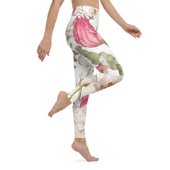 Blumen Yoga-Leggings