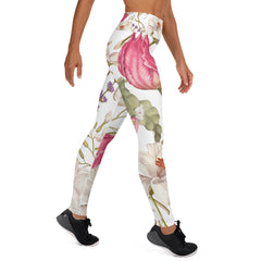 Blumen Yoga-Leggings