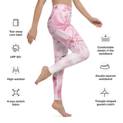 Blumen Yoga-Leggings