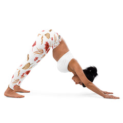 Herbstblumen Yoga-Leggings