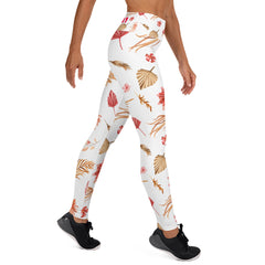 Herbstblumen Yoga-Leggings