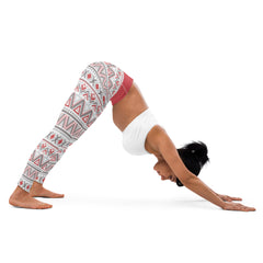 Schwedenmuster Yoga-Leggings