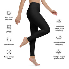 Black Line - Yoga-Leggings