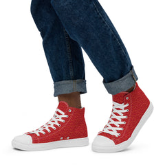 Chinesische Muster High-Top Leinenschuhe