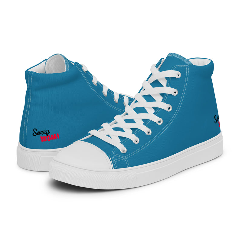 Comic Diamond High-Top Leinenschuhe