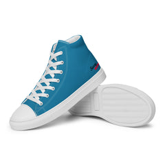 Comic Diamond High-Top Leinenschuhe