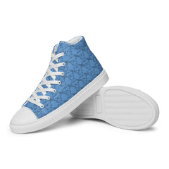 Knochen- High-Top Leinenschuhe