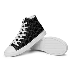 Knochen High-Top Leinenschuhe