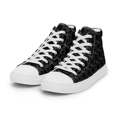 Knochen High-Top Leinenschuhe