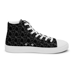 Knochen High-Top Leinenschuhe