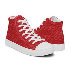 Chinesische Muster High-Top Leinenschuhe