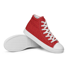 Chinesische Muster High-Top Leinenschuhe