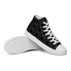 Knochen High-Top Leinenschuhe