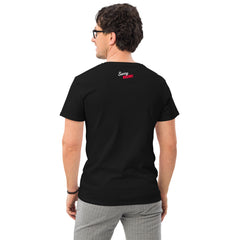 Black Line-Censored-T-Shirt aus Premium-Baumwolle