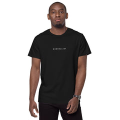 Black Line-Minimalist - T-Shirt aus Premium-Baumwolle