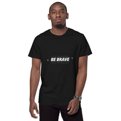 Be Brave-T-Shirt aus Premium-Baumwolle