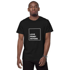 Love, Money, Tattoos -T-Shirt aus Premium-Baumwolle