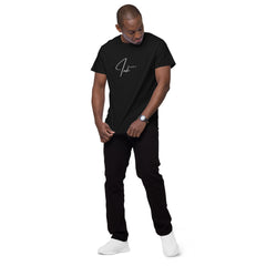 Black Line-INK T-Shirt aus Premium-Baumwolle