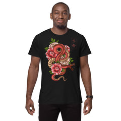 Japanischer Drachen -T-Shirt aus Premium-Baumwolle