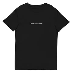 Black Line-Minimalist - T-Shirt aus Premium-Baumwolle