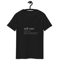 Black Line-  Selfcare -T-Shirt aus Premium-Baumwolle