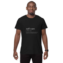 Black Line-  Selfcare -T-Shirt aus Premium-Baumwolle