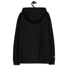 Black Line-Gestickter „Sorry Mom“ Bio Kapuzenpullover