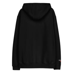 Black Line-Gestickter „Sorry Mom“ Bio Kapuzenpullover