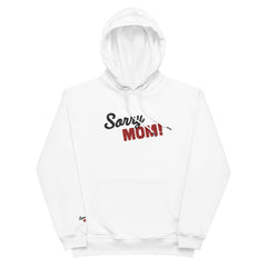 Gestickter „Sorry Mom Bio“ Kapuzenpullover