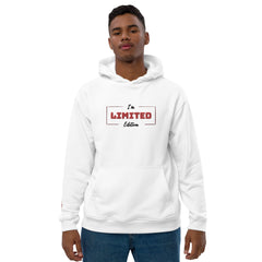 Gestickter „I`m limited Edition“ Bio Kapuzenpullover