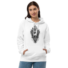 Rockstar Line-Wolfsfrau- Bio Kapuzenpullover