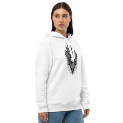 Rockstar Line-Wolfsfrau- Bio Kapuzenpullover