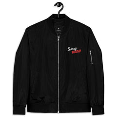 Black Line - Premium Bomberjacke (recycled)