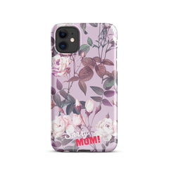 Violettes Blumenmuster Snapcase iPhone®-Hülle