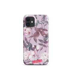 Violettes Blumenmuster Snapcase iPhone®-Hülle