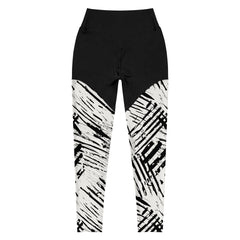 Pinselstrich Muster-Sport-Leggings