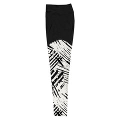 Pinselstrich Muster-Sport-Leggings