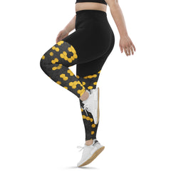 Geometric Line- Polygon Sport-Leggings