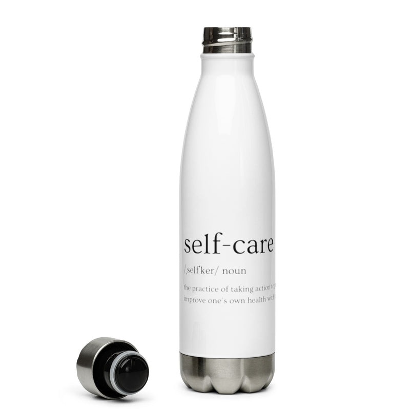 Self-Care -Edelstahl Trinkflasche