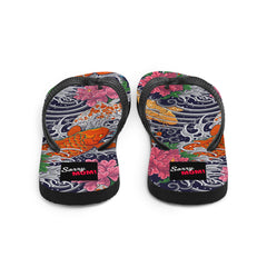 Japanisches Tattoomuster - Koi Fisch -Flip-Flops