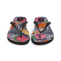 Japanisches Tattoomuster - Koi Fisch -Flip-Flops