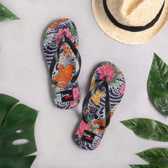 Japanisches Tattoomuster - Koi Fisch -Flip-Flops