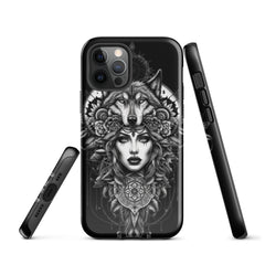 Rockstar Line- Wolfsfrau-Hardcase iPhone® Handyhülle