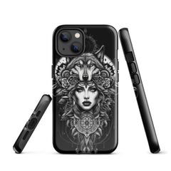 Rockstar Line- Wolfsfrau-Hardcase iPhone® Handyhülle