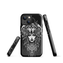 Rockstar Line- Wolfsfrau-Hardcase iPhone® Handyhülle