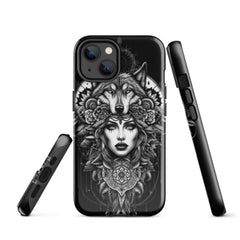 Rockstar Line- Wolfsfrau-Hardcase iPhone® Handyhülle