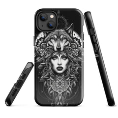 Rockstar Line- Wolfsfrau-Hardcase iPhone® Handyhülle